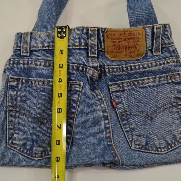 Levi's 505 Jeans Purse Bag Boho Repurposed Upcycled - Picture 7 of 10